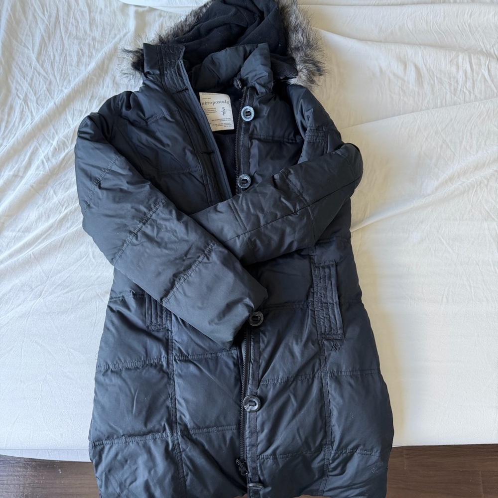 Women's Black Puffer Coat